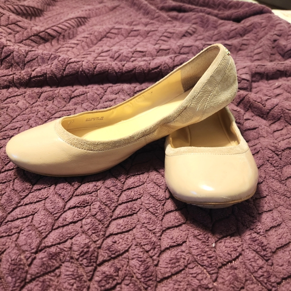 Cole Haan Grand OS Nude Tan Ballet Flat